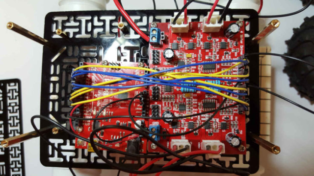 Sparkfun Redboard Temporarily Connected to Motor Controller